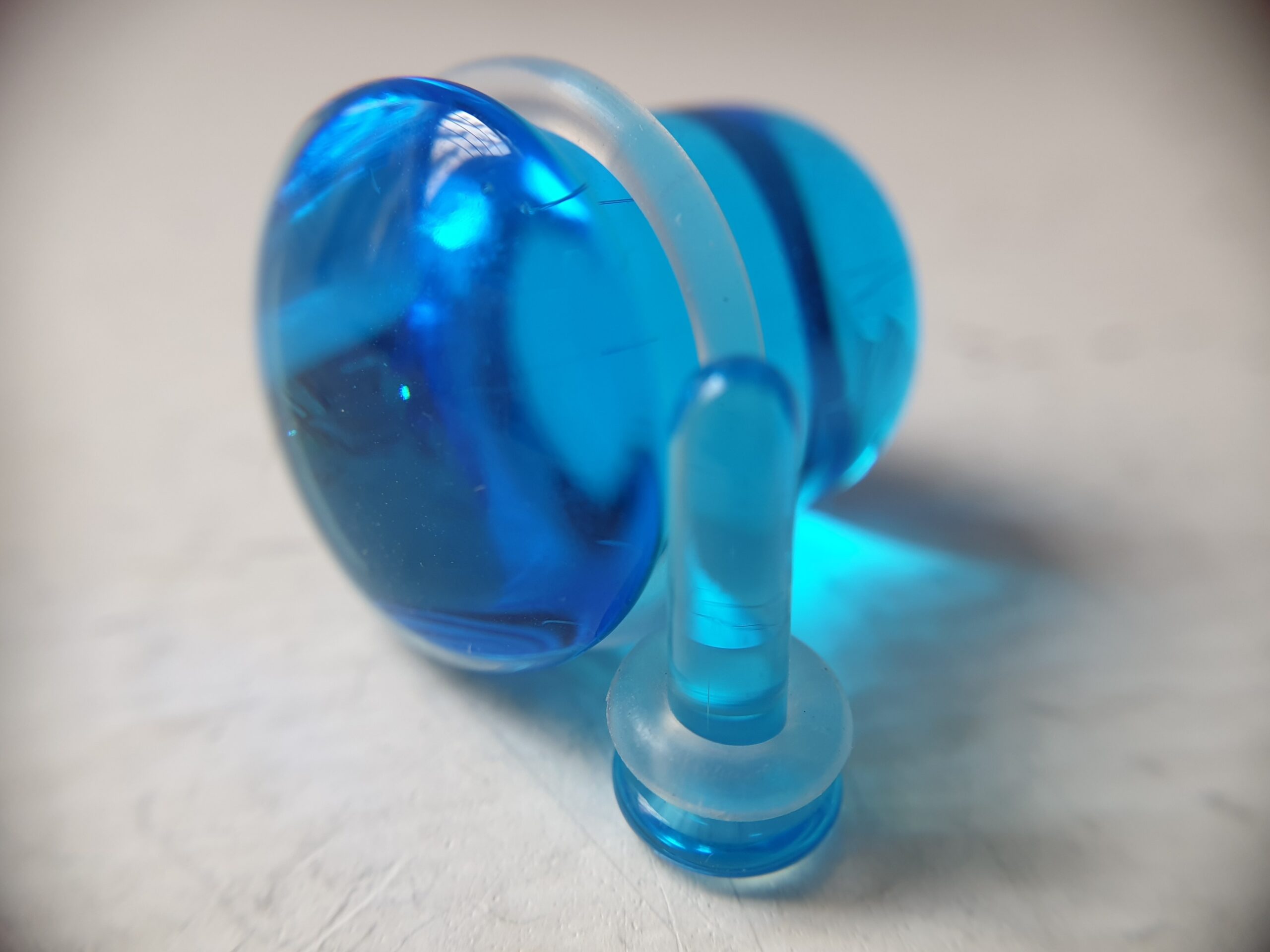Gorilla Glass Coloured Single Flared Glass Plugs Rogue Piercing